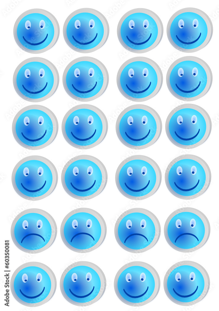 Smiley Gesichter Hintergrundbild