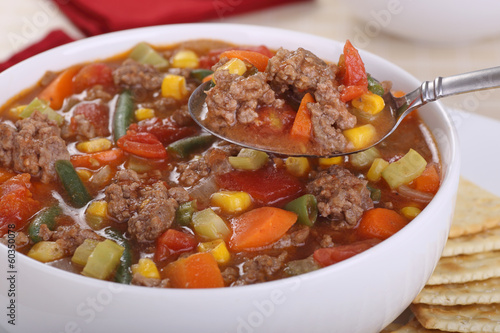 Spoonful of Vegetable Soup