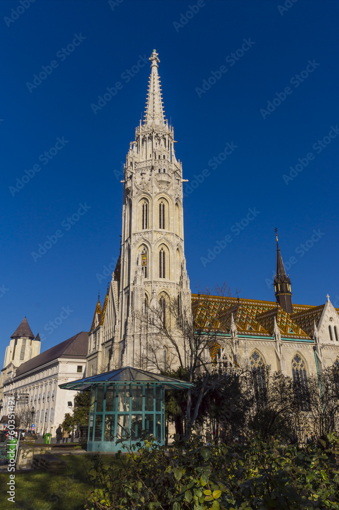 Obraz premium Matthias Church located in Budapest, Hungary