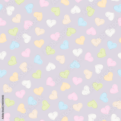 seamless pattern with hearts