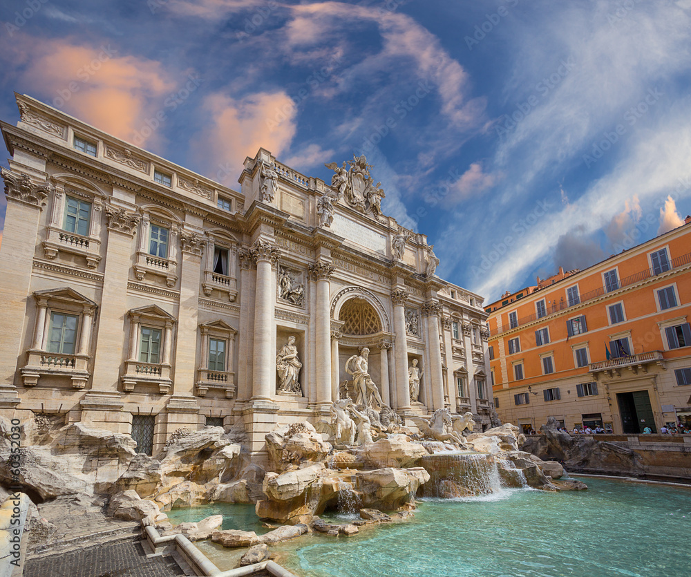 Fountain di Trevi. Rome. Italy.