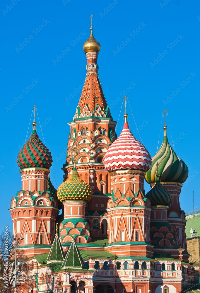 Saint Basil Cathedral  in Moscow