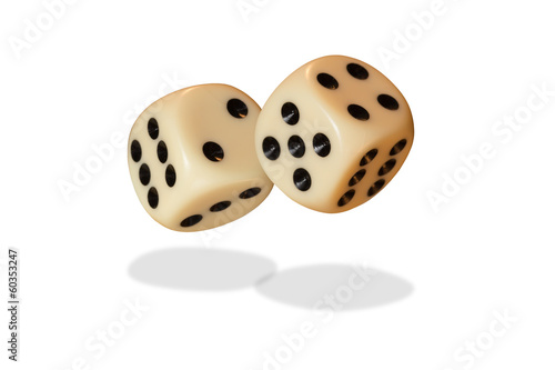 Würfel werfen Glücksspiel