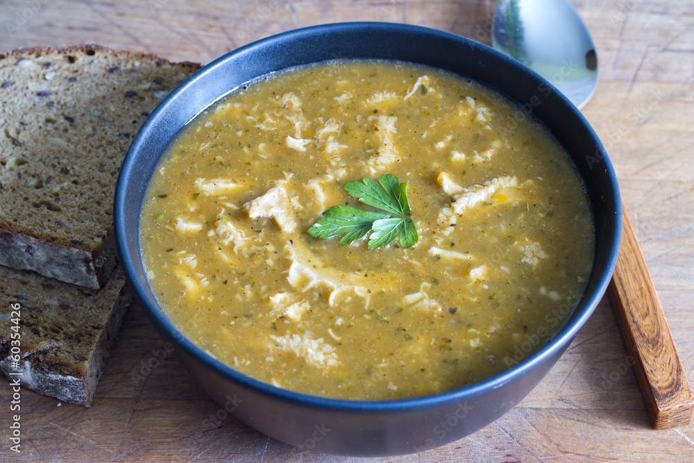 Traditional polish tripe soup flaki Traditional polish tripe soup flaki
