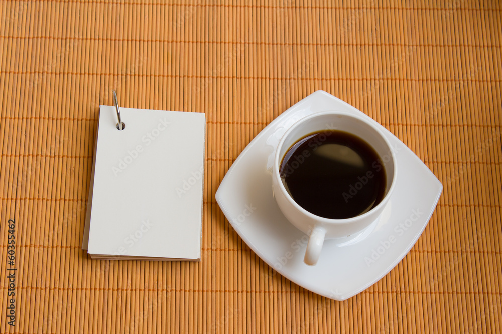 Coffee and NotePad Coffee and NotePad