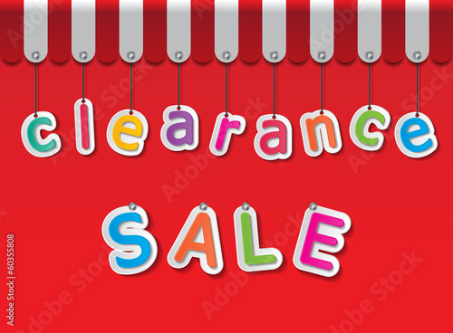 clearance sale