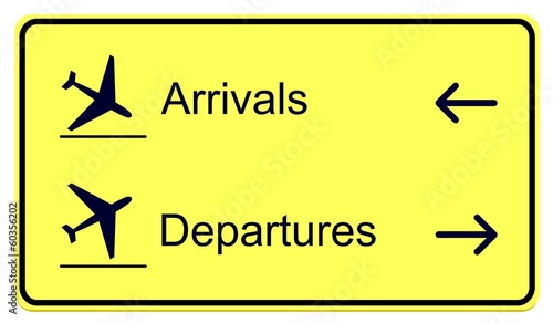 Panel  departures, arrivals