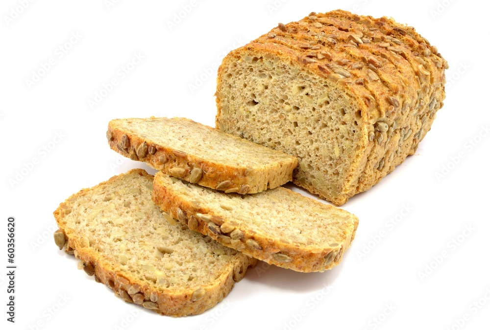 wholemeal bread with sunflower seeds