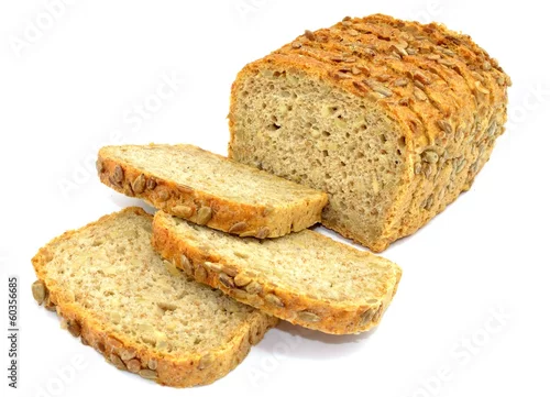 Obraz  z motywem wholemeal bread with sunflower seeds