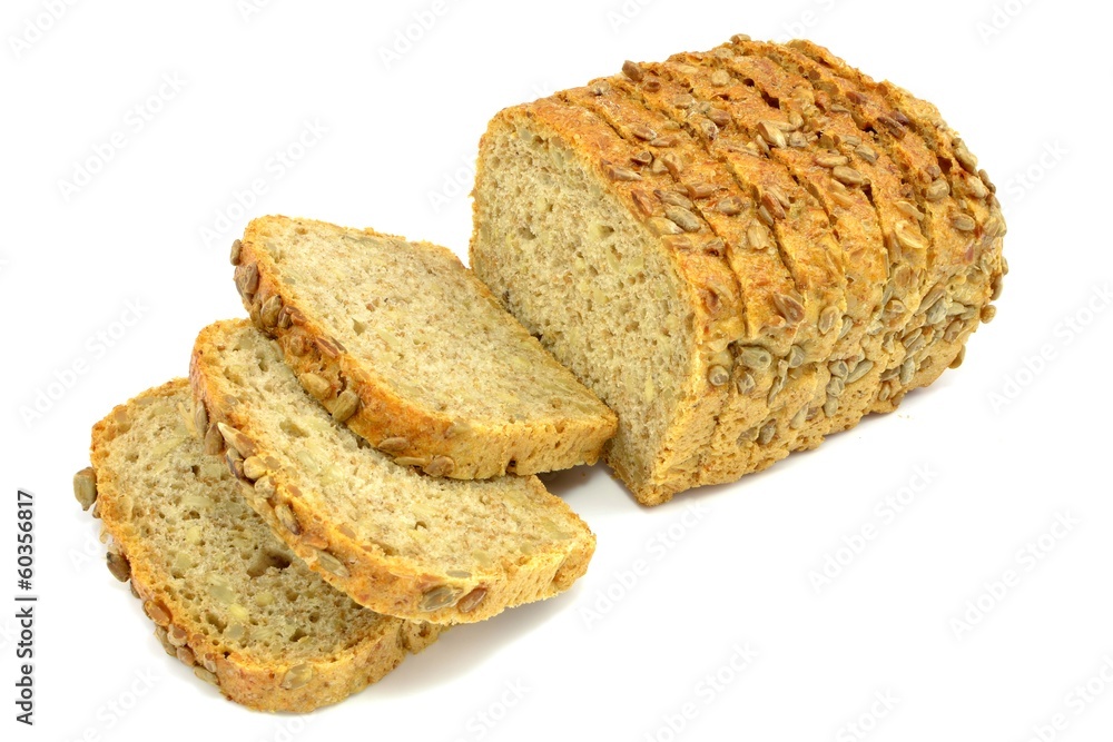 wholemeal bread with sunflower seeds