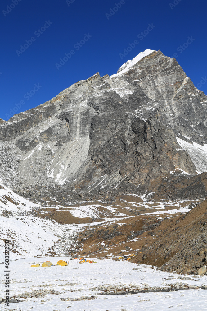 arakamtse peak basecamp from everest trek arakamtse peak basecamp from everest trek