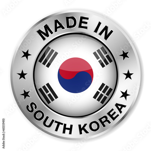 Made In South Korea Badge