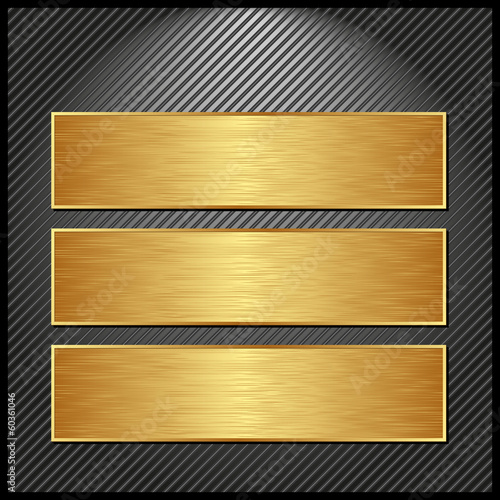 golden banners