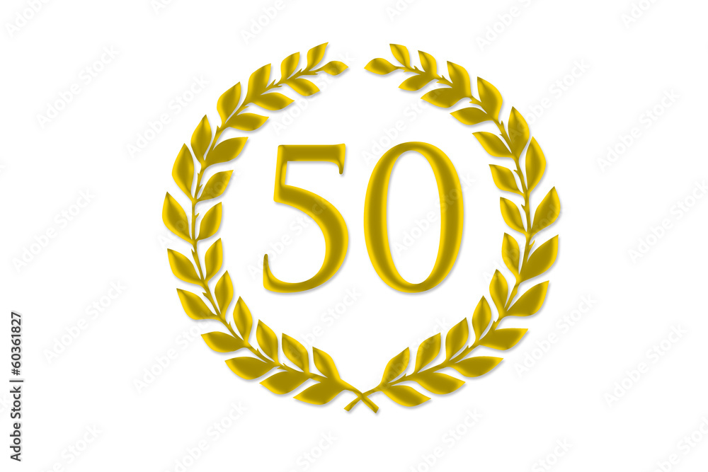 Obraz premium Halbzeit 50 Jahre