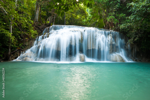 Fototapeta Naklejka Na Ścianę i Meble -  Erawan Waterfall, Erawan National Park