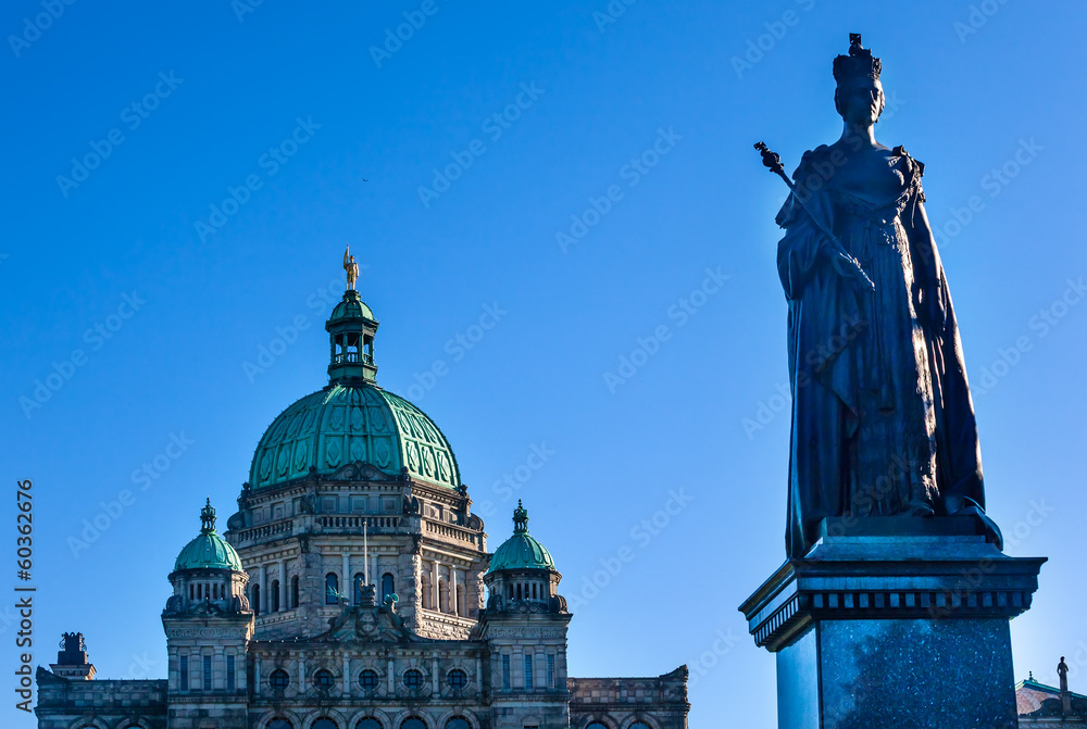 Provincial Legislative Buildiing Queen Statue Victoria