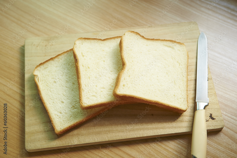 Fresh crunchy slice of bread. Fresh crunchy slice of bread.