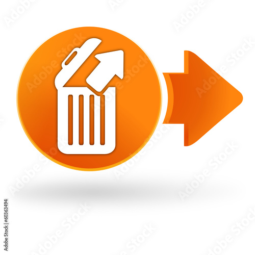 restaurer sur symbole web orange