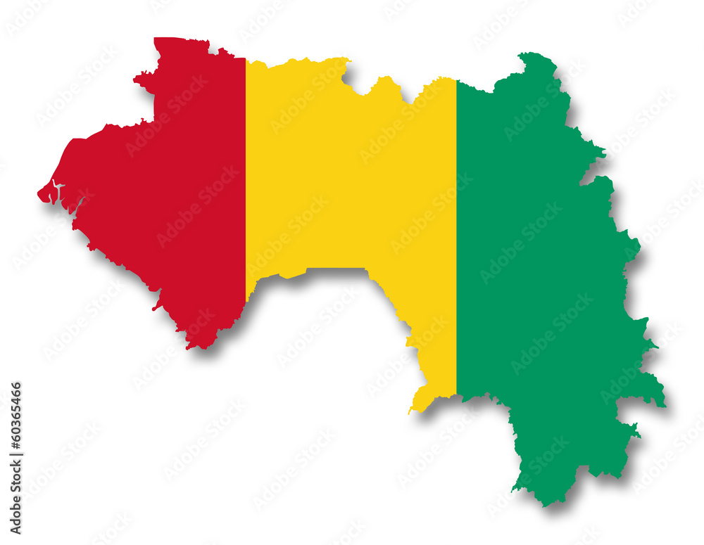 Carte de la Guinée