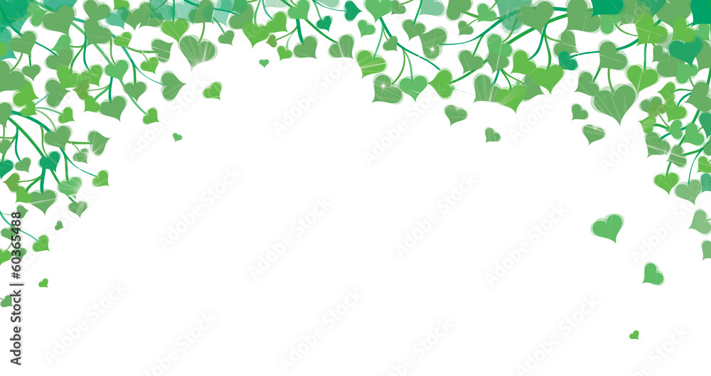 Vector green leaves branches isolated. Vector green leaves branches isolated.