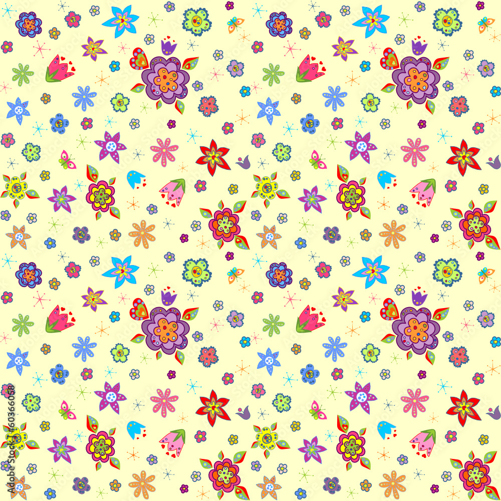 Funny flowers wrapper Funny flowers wrapper