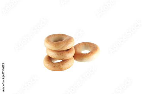 Group of four bagels.