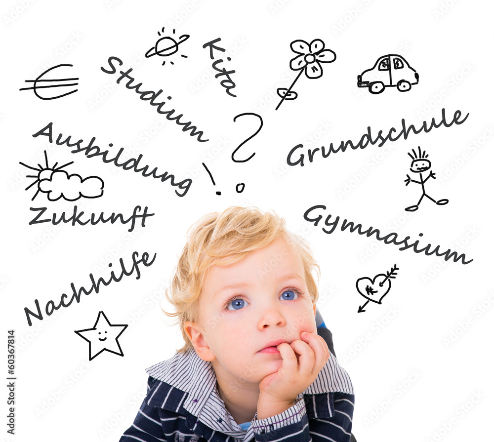 Zukunftswünsche eines Kindes foto de Stock Adobe Stock