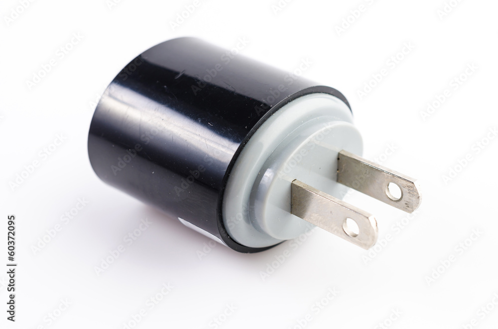 Power plug isolated on white background Power plug isolated on white background