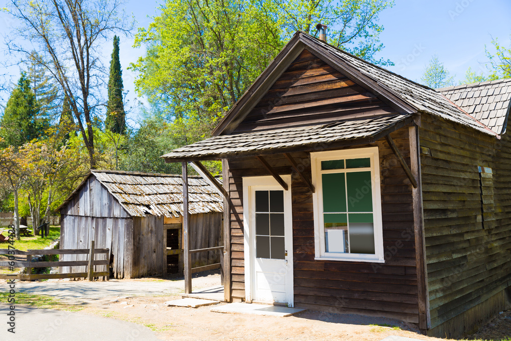 California Columbia a real old Western Gold Rush Town