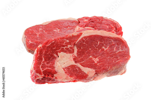 Photos A cut of meat from the back : fresh Sirloin steak