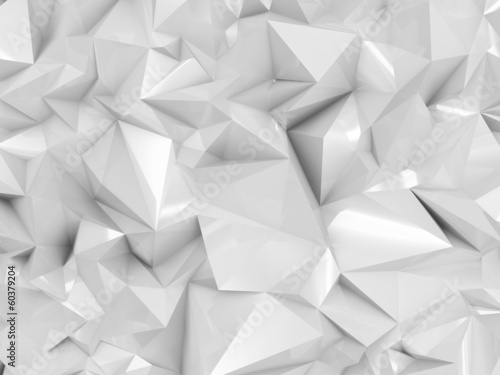 Abstract White Geometry Background