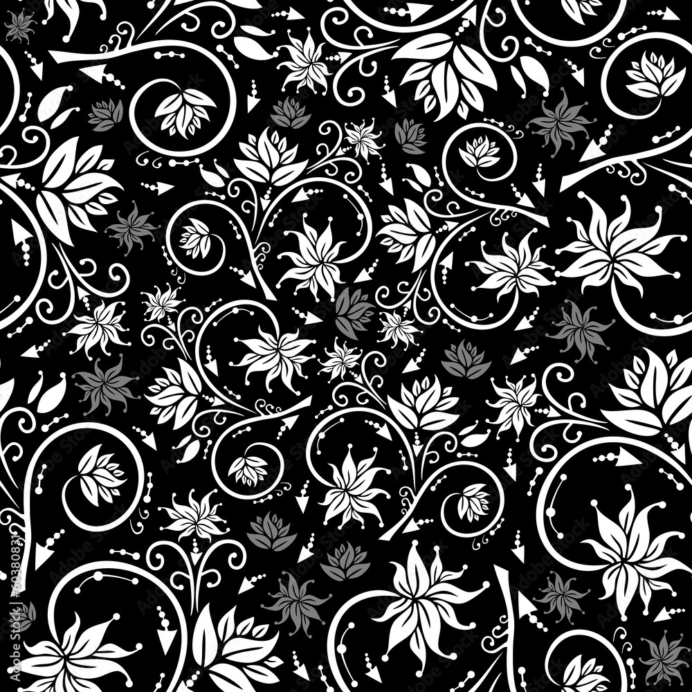 Seamless floral background Seamless floral background