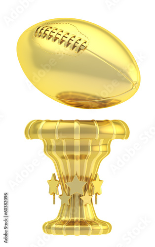 Award rugby sport trophy cup