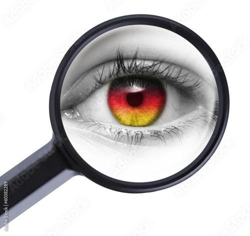 Auge unter der Lupe