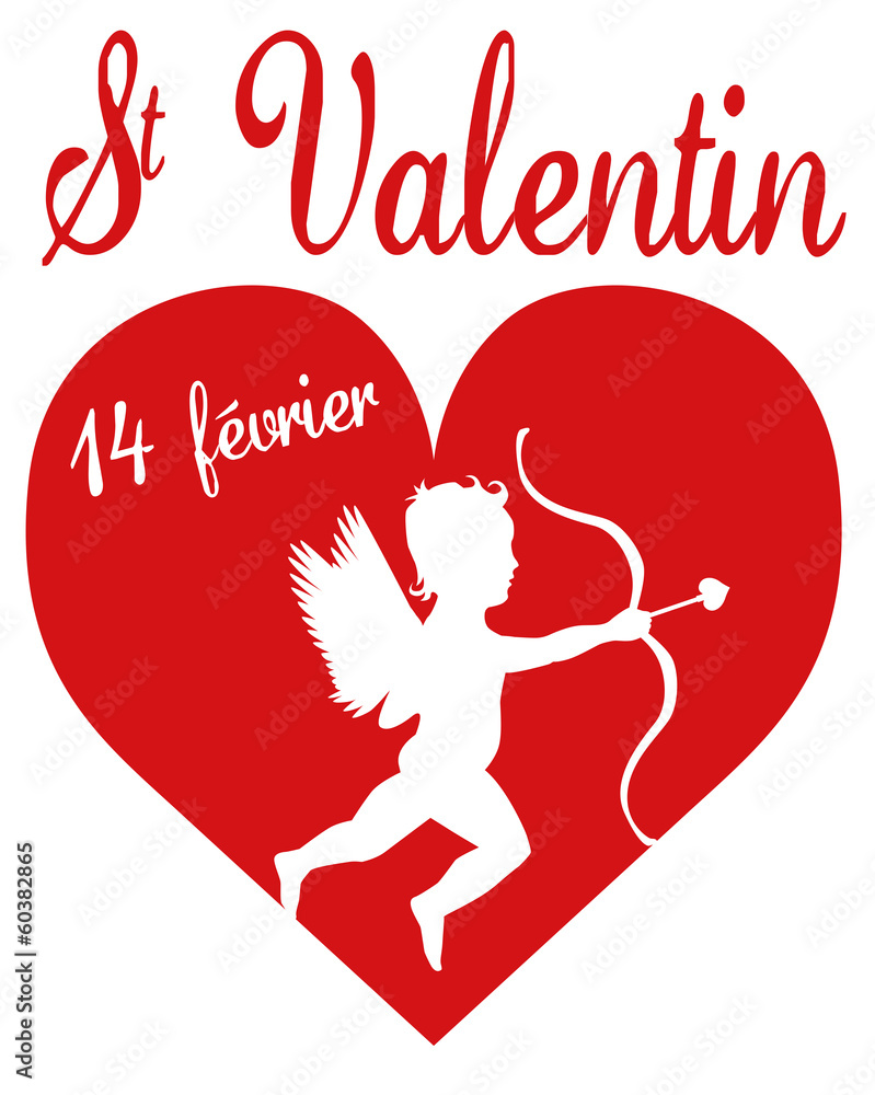 PICTO St Valentin Coeur Stock Vector Adobe Stock