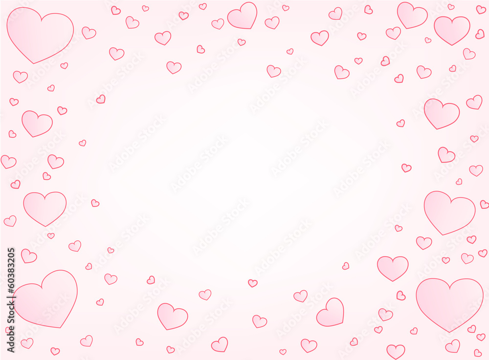 Valentine card hearts vector illustration Valentine card hearts vector illustration