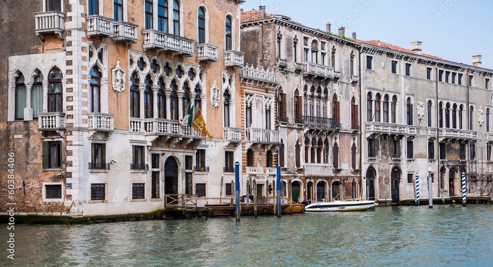 Buildings Alongside Venice Grand Canal
