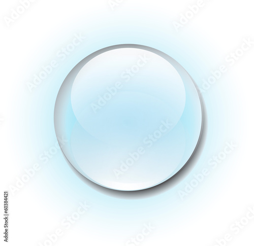 Transparent water drop vector