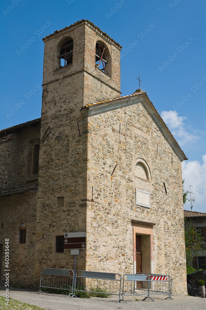 St. Lorenzo Church. Torrechiara. Emilia-Romagna. Italy. St. Lorenzo Church. Torrechiara. Emilia-Romagna. Italy.