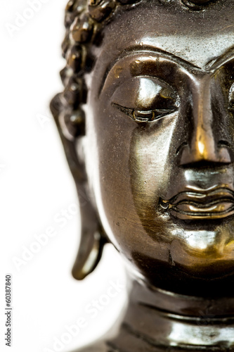 closeup buddha statue in chiagmai Thailand