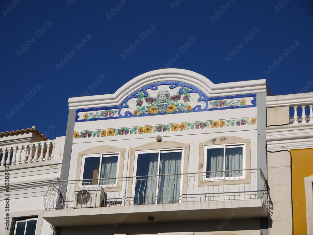 Facade of typical Portuguese building