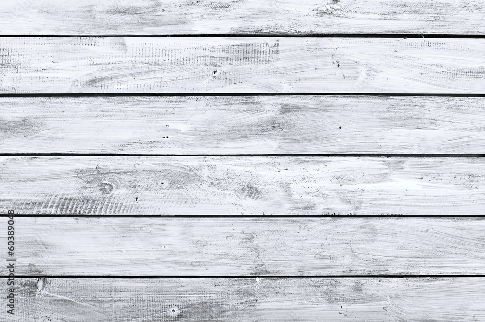 Fototapeta premium White wooden floor