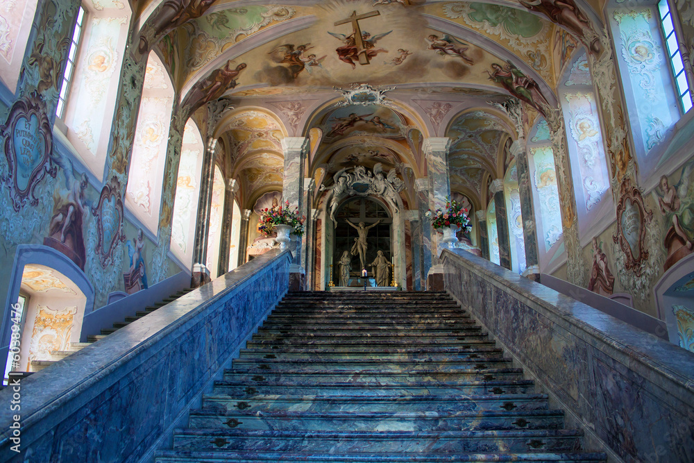 Fototapeta premium Interior of Kreuzberg Church in Bonn, Germany