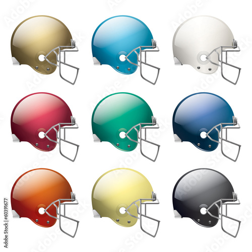American Football Helmets