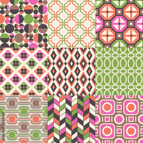 seamless abstract geometric pattern