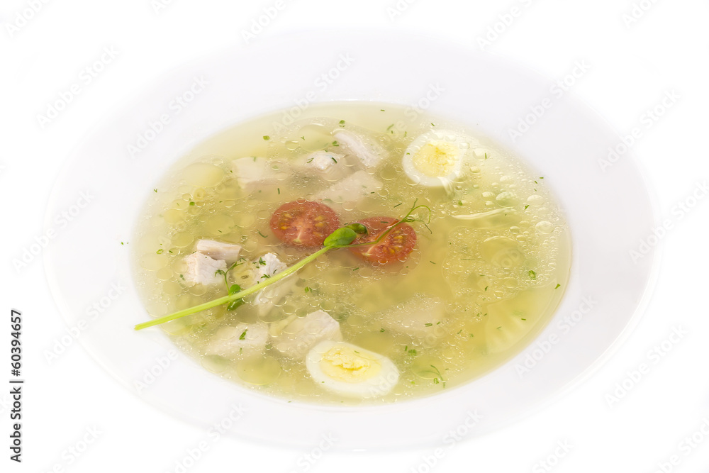 chicken soup with noodles and eggs chicken soup with noodles and eggs
