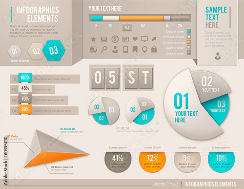 Vector infographics elements