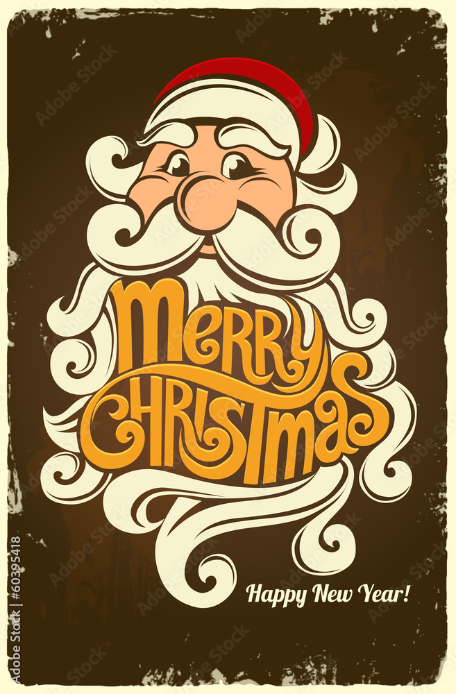 Christmas card. Vector Christmas card. Vector