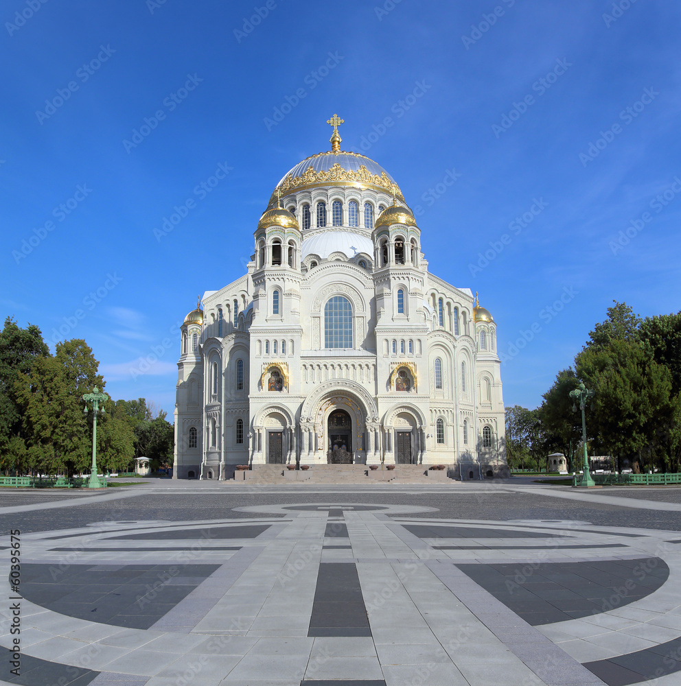 Naval Cathedral in Kronstadt Saint-petersburg