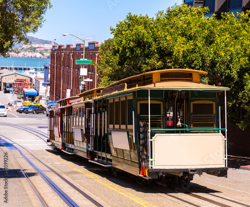 San francisco Hyde Street Cable Car California